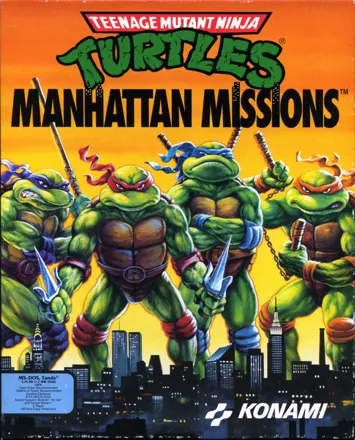 постер игры Teenage Mutant Ninja Turtles: Manhattan Missions