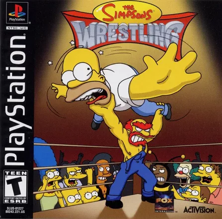 постер игры The Simpsons Wrestling