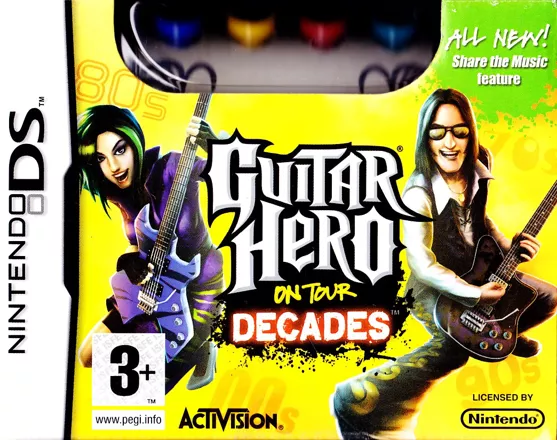 постер игры Guitar Hero: On Tour - Decades