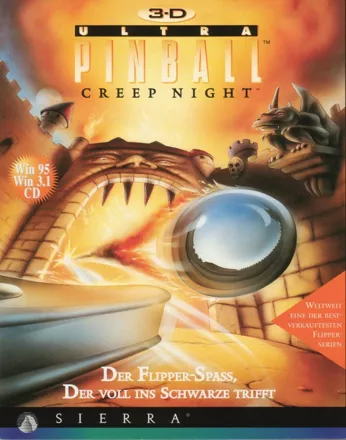 постер игры 3-D Ultra Pinball: Creep Night