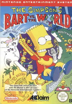 постер игры The Simpsons: Bart vs. the World