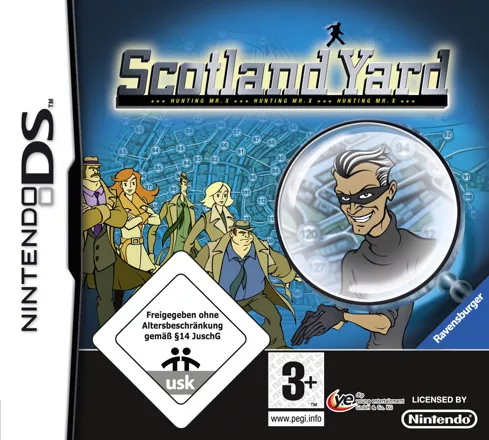 постер игры thinkSMART: Scotland Yard - Hunting Mr. X: A Crime Solving Strategy Game