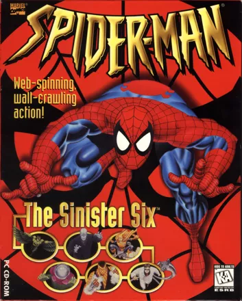 постер игры Marvel Comics Spider-Man: The Sinister Six