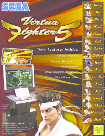 постер игры Virtua Fighter 5