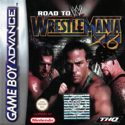 постер игры WWE Road to Wrestlemania X8