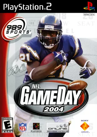 постер игры NFL GameDay 2004