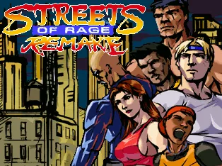 постер игры Streets of Rage Remake