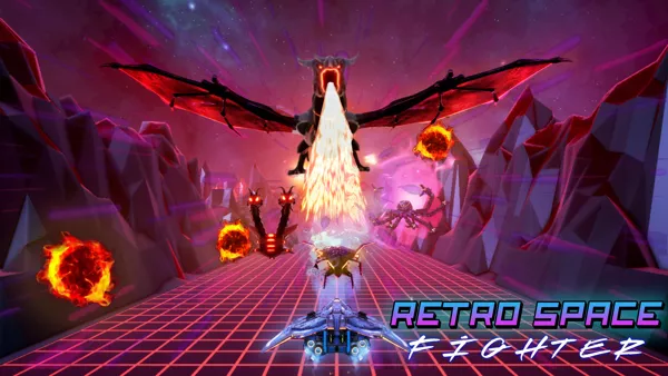 постер игры Retro Space Fighter