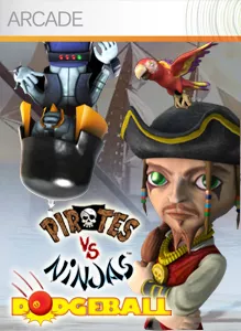 постер игры Pirates vs. Ninjas Dodgeball