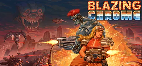 постер игры Blazing Chrome