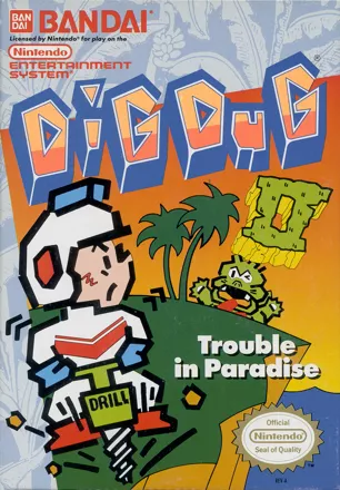 постер игры Dig Dug II: Trouble in Paradise