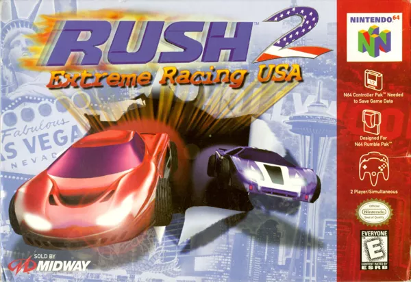 постер игры Rush 2: Extreme Racing USA