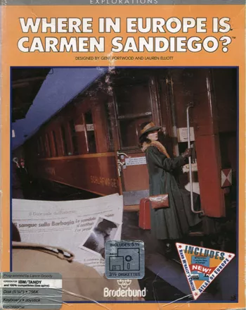 постер игры Where in Europe is Carmen Sandiego?