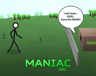 постер игры Maniac Inc.