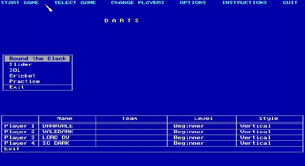 постер игры Darts