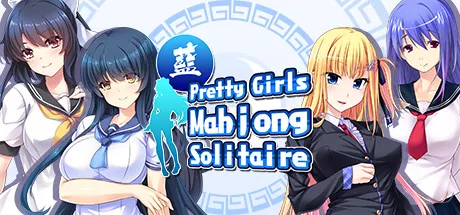 постер игры Pretty Girls Mahjong Solitaire: Blue