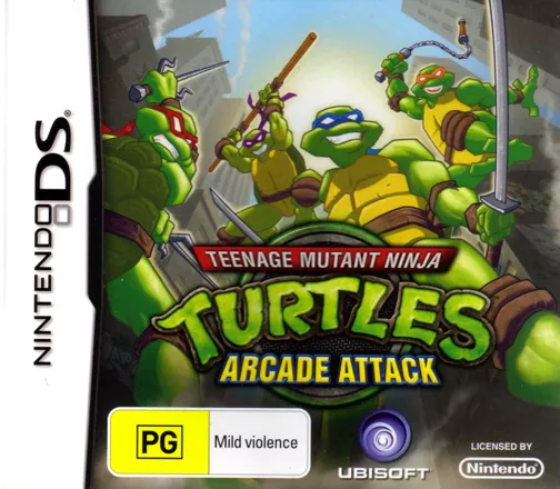 постер игры Teenage Mutant Ninja Turtles: Arcade Attack