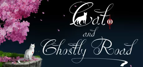 постер игры Cat and Ghostly Road