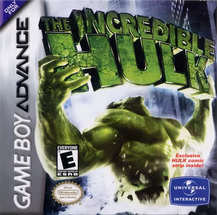постер игры The Incredible Hulk