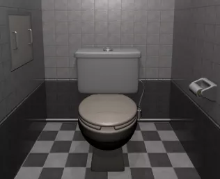 постер игры Escape the Toilet: A Triple Flush