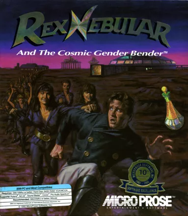 постер игры Rex Nebular and the Cosmic Gender Bender