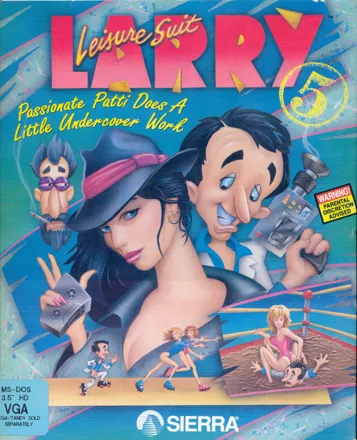 постер игры Leisure Suit Larry 5: Passionate Patti Does a Little Undercover Work