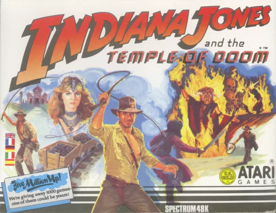 постер игры Indiana Jones and the Temple of Doom