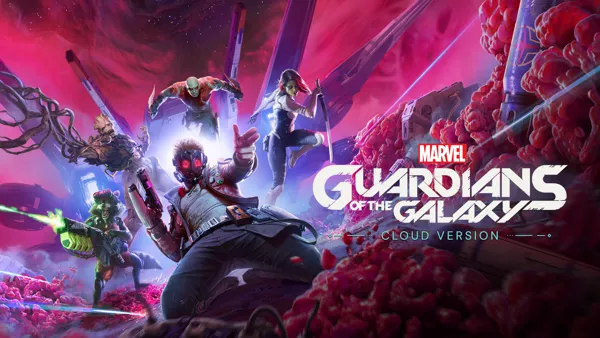 постер игры Marvel Guardians of the Galaxy - Cloud Version