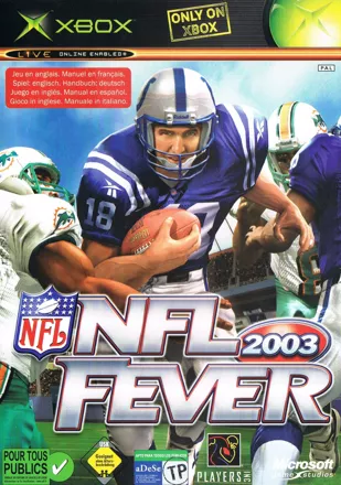 постер игры NFL Fever 2003