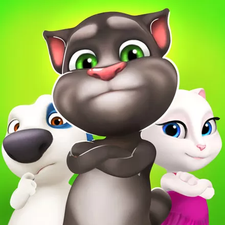 постер игры Talking Tom: Bubble Shooter