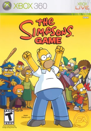 постер игры The Simpsons Game