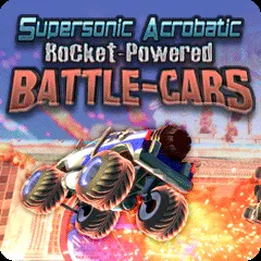 постер игры Supersonic Acrobatic Rocket-Powered Battle-Cars