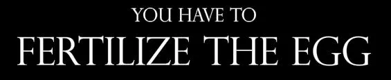 постер игры You Have to Fertilize the Egg