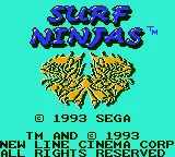 постер игры Surf Ninjas