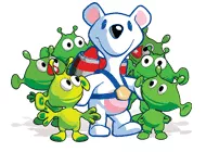 постер игры Snowy: Space Trip