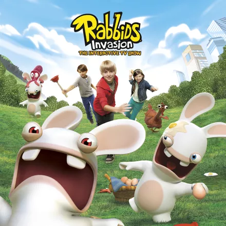 постер игры Rabbids Invasion: The Interactive TV Show