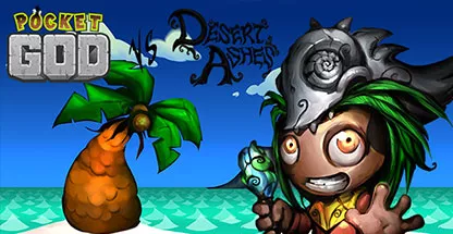 постер игры Pocket God vs Desert Ashes