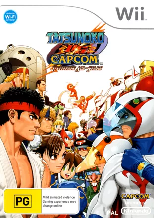 постер игры Tatsunoko vs. Capcom: Ultimate All-Stars