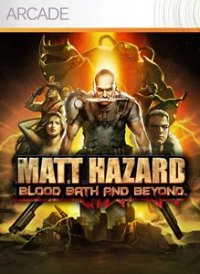 постер игры Matt Hazard: Blood Bath and Beyond