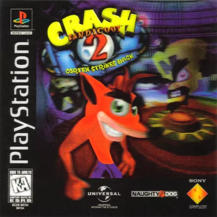 постер игры Crash Bandicoot 2: Cortex Strikes Back