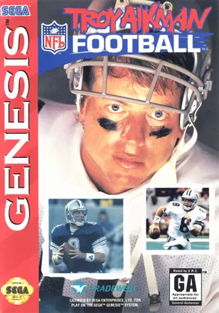 постер игры Troy Aikman NFL Football