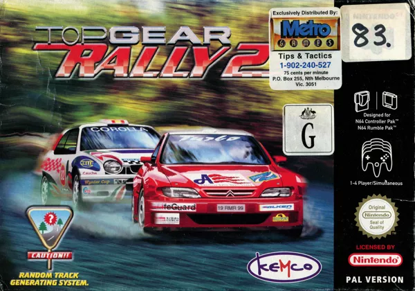 постер игры Top Gear Rally 2