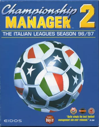 постер игры Championship Manager 2: The Italian Leagues Season 96/97