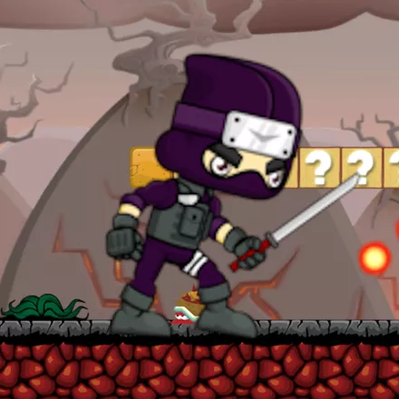 постер игры Super Ninja World Run