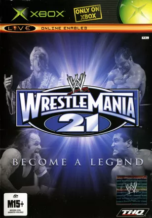 постер игры WWE WrestleMania 21