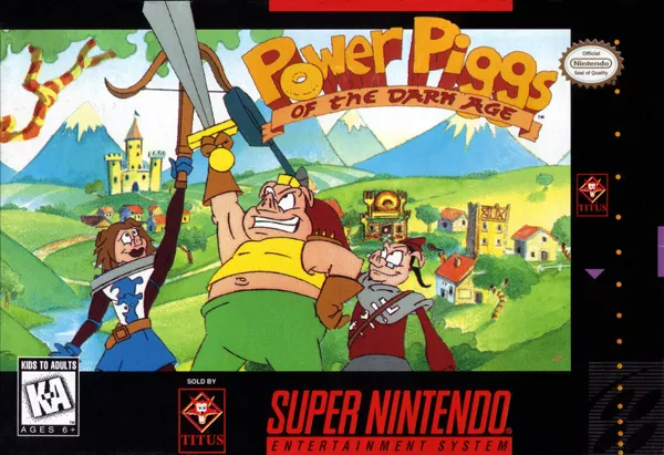 постер игры Power Piggs of the Dark Age 