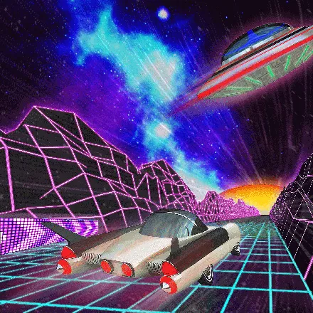 постер игры Brain in Retro Space