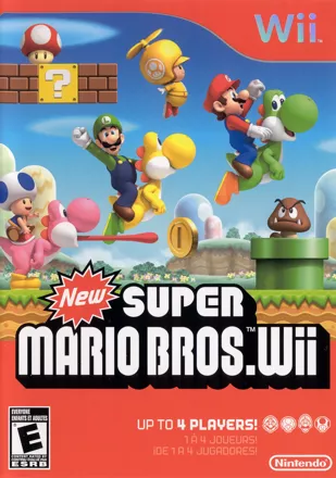постер игры New Super Mario Bros. Wii
