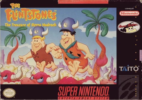 постер игры The Flintstones: The Treasure of Sierra Madrock