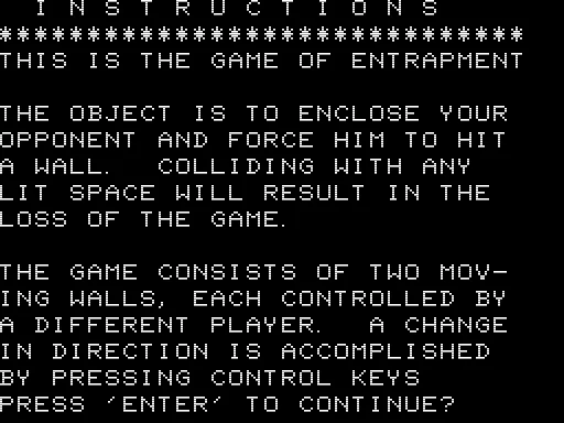 постер игры Entrapment